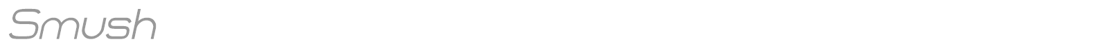 Smush font preview